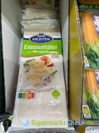 Goldsteig Emmentaler K Se St Ck Preis Angebote Kalorien Nutri Score