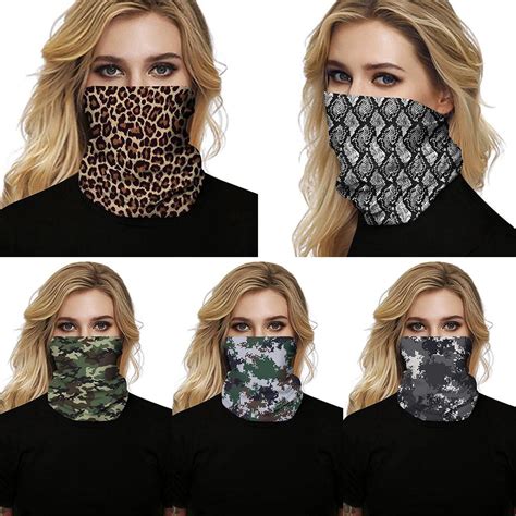 Buy Unisex Rave Bandana Neck Gaiter Tube Headwear For Women Men Face