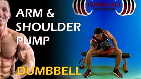 Arm Shoulder Pump Home Workout With Dumbbells Youtube