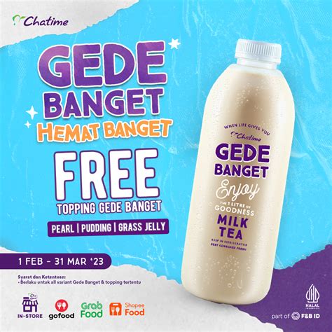 gede banget hemat banget dapet  topping