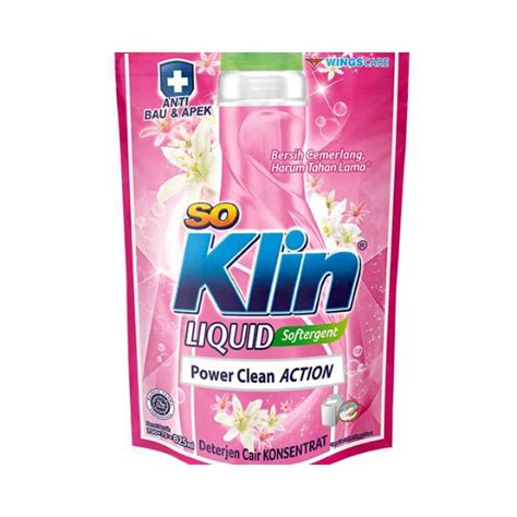 Jual So Klin Liquid Deterjen Cair 720ml All Varian Shopee Indonesia