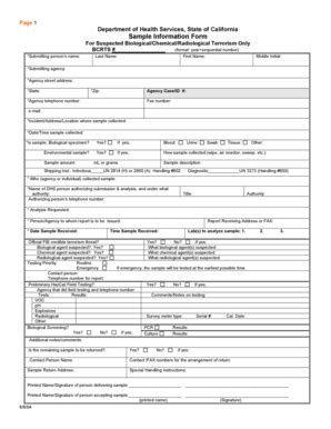 Fillable Online Cdph Ca California Department Of Health Services Cdph