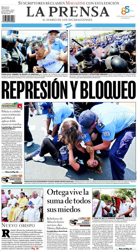 Periódico La Prensa Nicaragua Periódicos De Nicaragua Edición De Domingo 3 De Abril De 2011