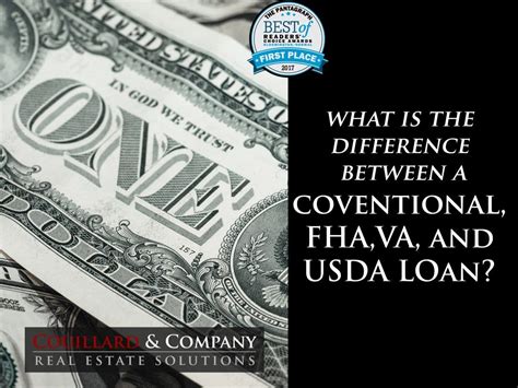 Prime Differences Between Conventional Fha Va And Usda Loans By Seth Couillard Medium