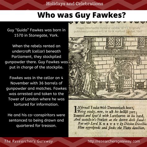 History of Guy Fawkes Day - The Researcher's Gateway