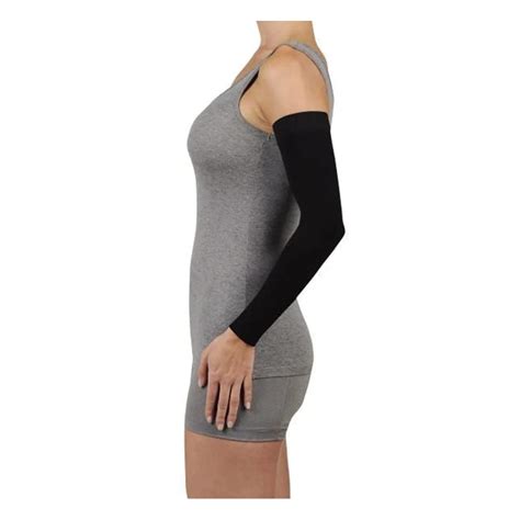 Juzo Dynamic Arm Sleeve 20 30 Mmhg With Silicone Border Size Ii Black