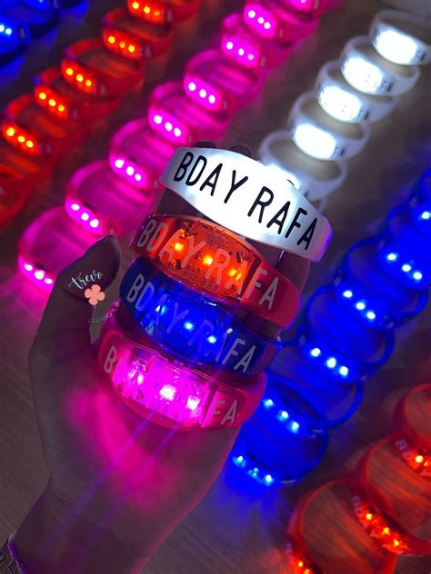 Pulseiras De Led Personalizada Elo Produtos Especiais