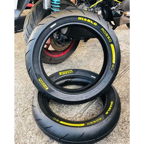 ยาง Pirelli Diablo Rosso Scooter Sc สำหรับ Forza300 350 Xmax300