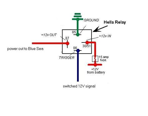 12 Volt Relay Negative Ground Trigger Wiring Diagrams Ecoist