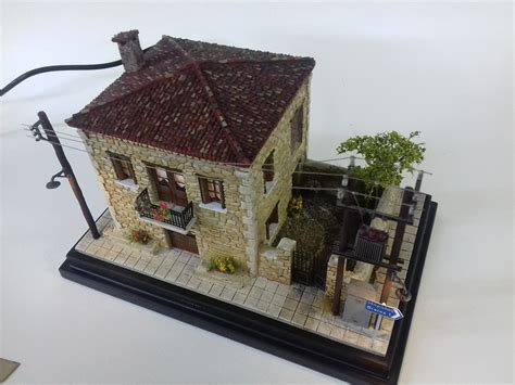 Greek House Diorama Modelling Centre