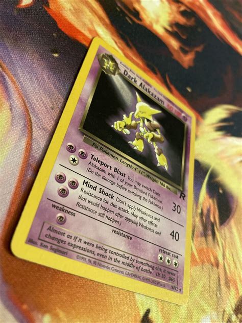 Pok Mon Tcg Dark Alakazam Regular Rare Team Rocket Wotc Lp