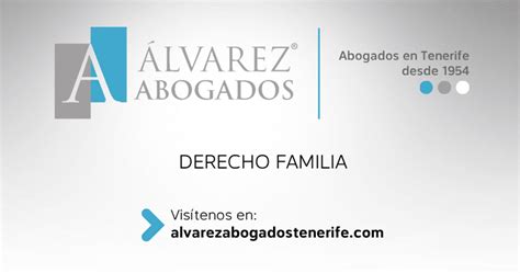 Derecho Familia Alvarez Abogados Tenerife