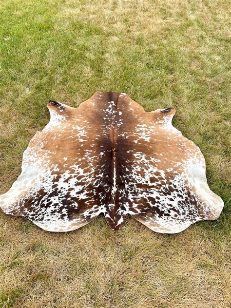 Orientalhides Genuine Tricolor Cowhide Rug Speckled Brazilian Cow