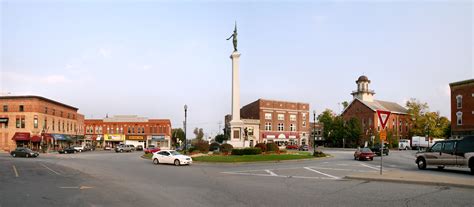 Traffic Circle in Downtown Angola, Indiana image - Free stock photo ...