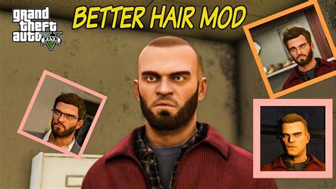 Gta5 Better Trevor Phillips Face Beard And Hair Gta V Teravor Hair