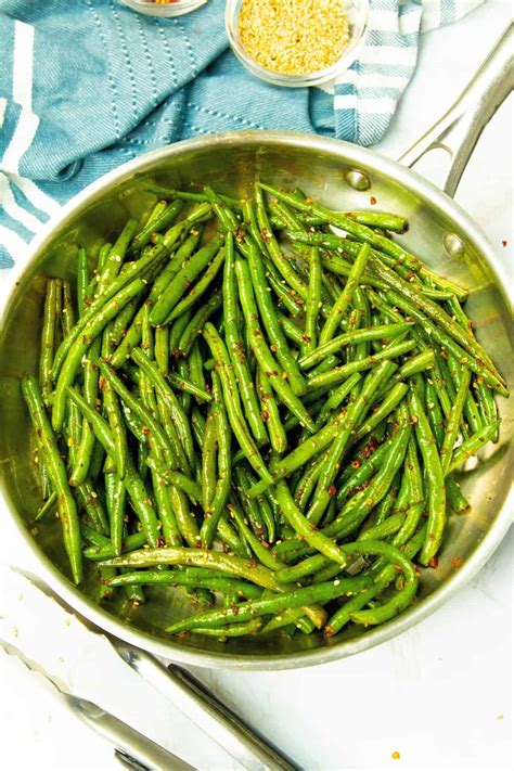 Spicy Green Beans - Immaculate Bites