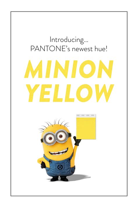 PANTONE's Newest Hue: Minion Yellow — Stevie Storck