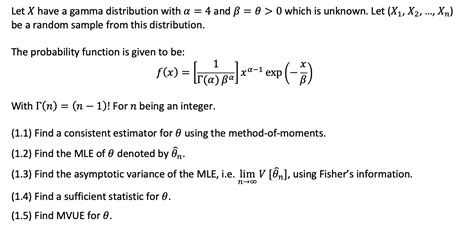 Solved Let X have a gamma distribution with a 4 and ß 0 Chegg