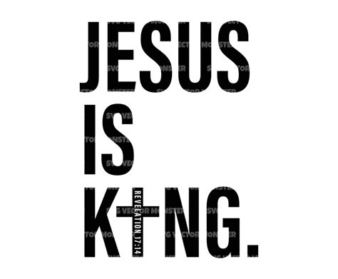 Jesus Is King Svg Revelation 17 14 Christian Svg Christian Tshirts