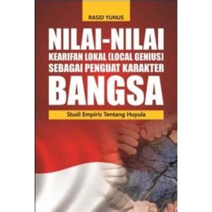 Jual Buku Nilai Nilai Kearifan Lokal Local Genius Sebagai Penguat