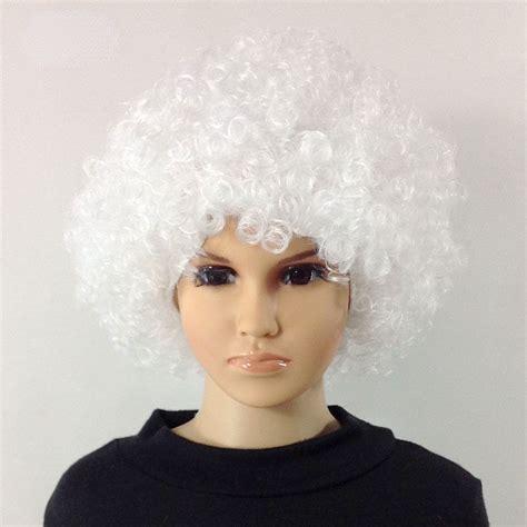 Skeleteen Colorful Clown Costume Wig Multicolored Afro Clown Wig