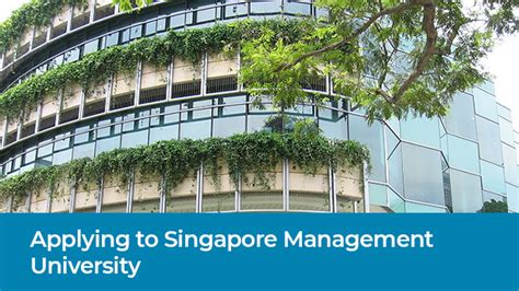 Guide To Study In Singapore Management University Course Admission