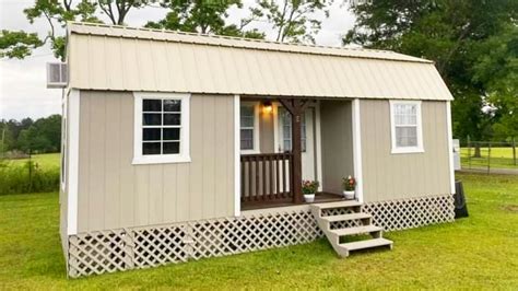 The Tiny Shed Has Been Turned Into Amazing Full Functioning Home Youtube