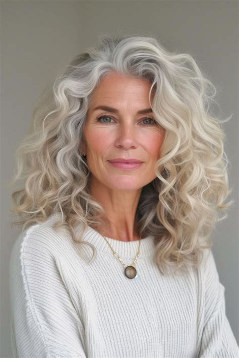 79 Curly Hairstyles For Women Over 60 In 2024 Grey Curly Hair Curly Hair Styles Curly Hair