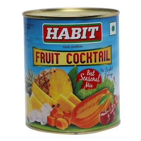 Canned Sliced Fruits Habit Fruit Cocktail 850 Grams Packaging Type Tin Can At Best Price In