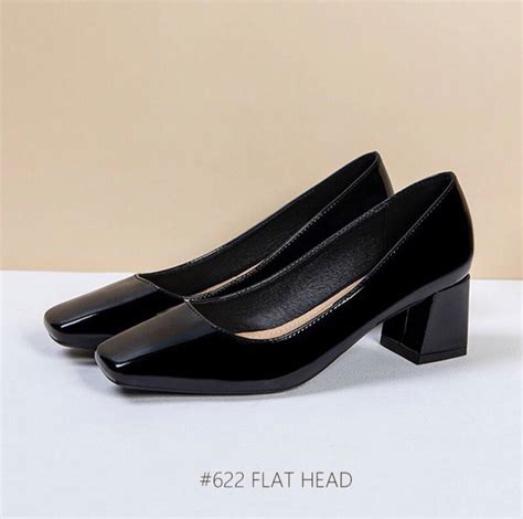 Black School Shoes With Heels Shuta Brand Womens Fashion Footwear