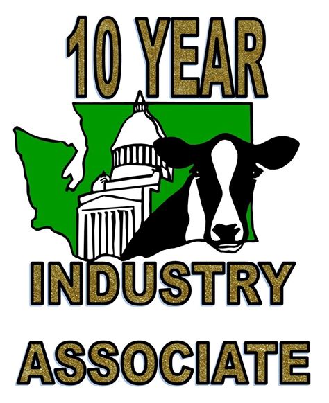 10 Year Industry Associate Washington State Dairy Federation