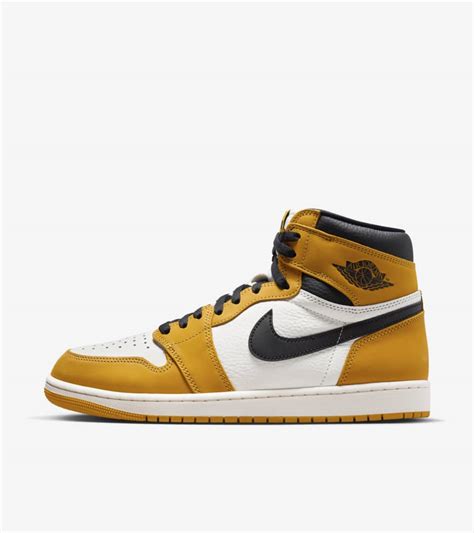 Air Jordan 1 High Og Yellow Ochre Dz5485 701 Release Date Nike Snkrs
