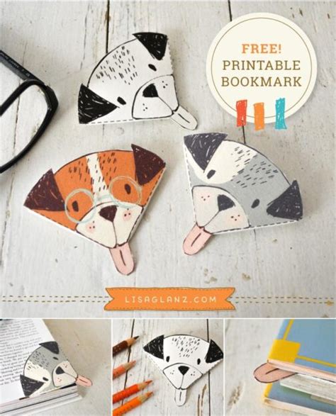 How to make an adorable paper bookmark - plus free printable! - Lisa Glanz