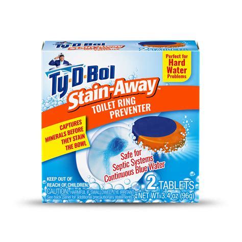 Ty D Bol Stain Away Toilet Ring Preventer Tablet Ty D Bol Toilet Bowl Cleaner