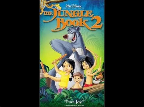 Opening To The Jungle Book 2 VHS 2003 YouTube