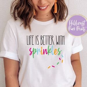 Life Is Better With Sprinkles SVG PNG DXF Girl Party Gift Girl