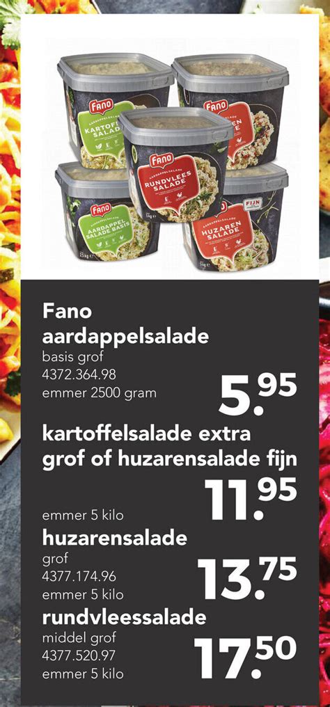 Fano Aardappelsalade 2500g Aanbieding Bij Zegro