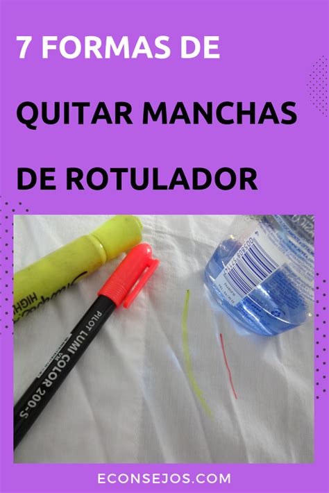 Productos Para Quitar Manchas De Marcador A Prueba De Nietos