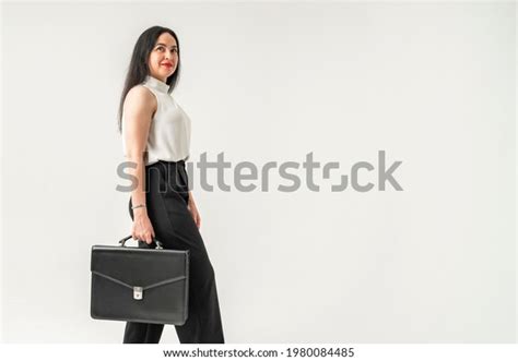 Portrait Beautiful Business Woman Briefcase Young Stock Photo 1980084485 | Shutterstock