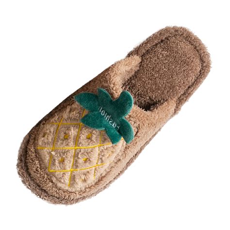 Dainzusyful Slippers For Women Slippers Keep Flat Furry Slipon Warm