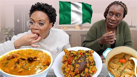 Haitian Tries Nigerian Food For The First Time Ft Nappyfu Youtube