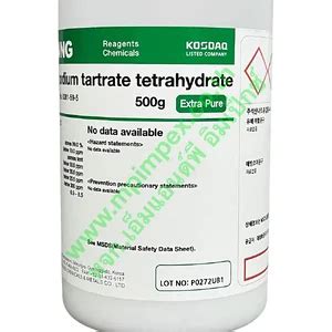 Daejung Potassium Sodium Tartrate Tetrahydrate M P