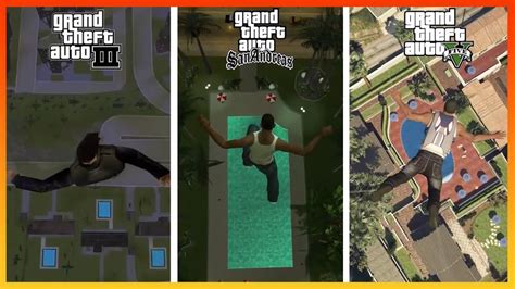 FALLING FROM SKY IN POOL GTA Games 2001 2021 YouTube