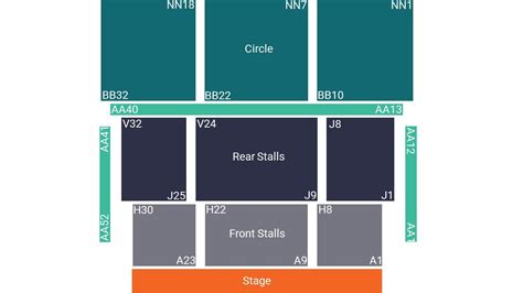 G Live Seating Map