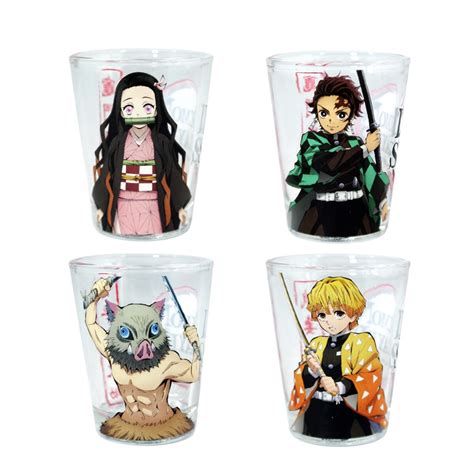 Set Vasos Tipo Chupito Demon Slayer Just Funky Just Funky El