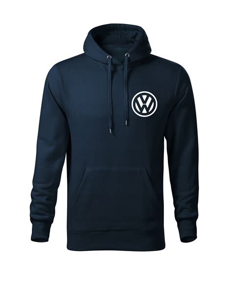 Bluza z kapturem męska D239P VW LOGO GOLF GTI granatowa rozm 3XL