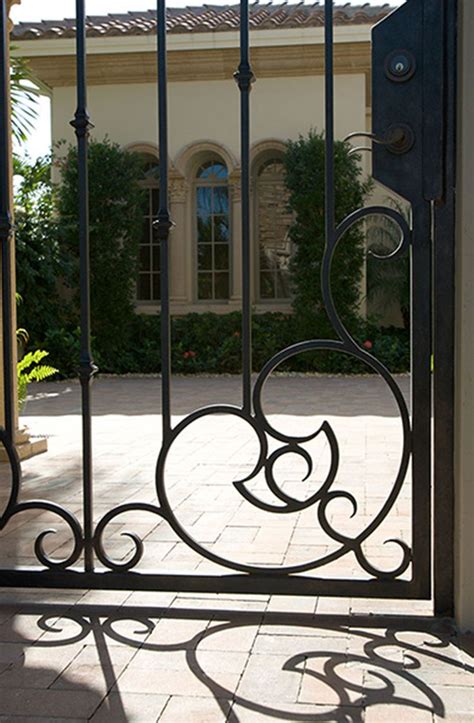 Courtyard Gates Wrought Iron Steel Doors By Cantera Doors Gate