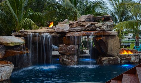 Luxury Pools With Waterfalls | Lucas Lagoons