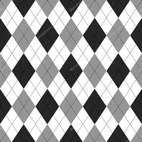 Patr N De Argyle Blanco Y Negro Vector Gr Fico Vectorial Nahhan