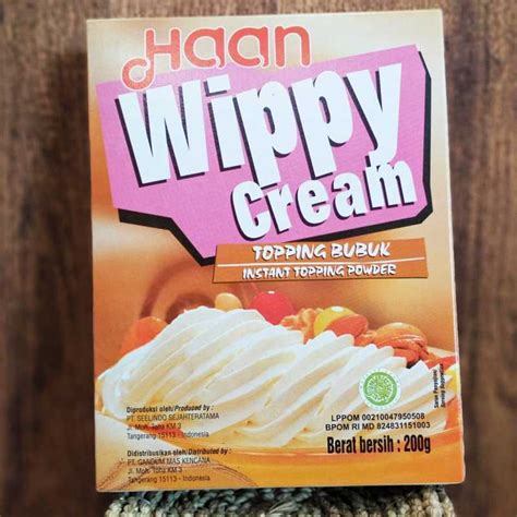 Jual Haan Wippy Cream Whipping Cream Bubuk Gr Di Seller Kiko Mart